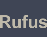 写盘软件rufus